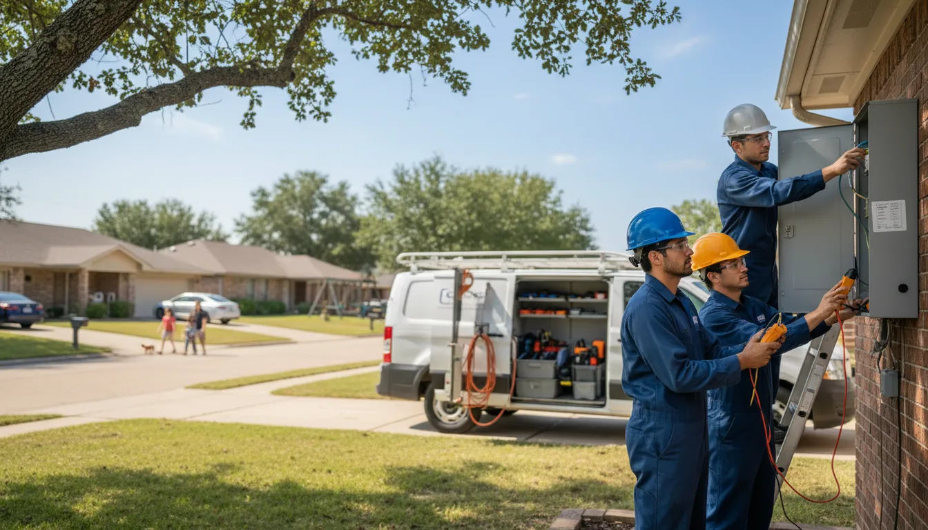 Certified electrician providing emergency electrical services in Stockton, GA